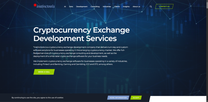 Instinctools custom crypto exchange development company