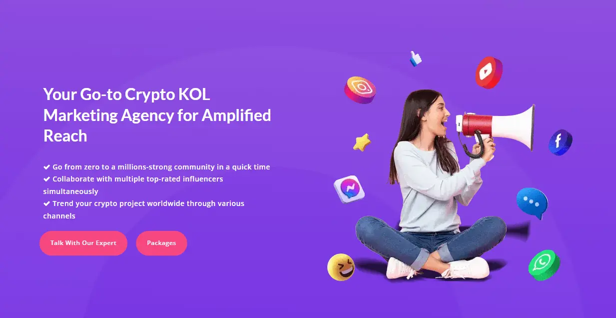 Blockchain App Factory crypto influencer marketing agency for blockchain and Web3 promotion