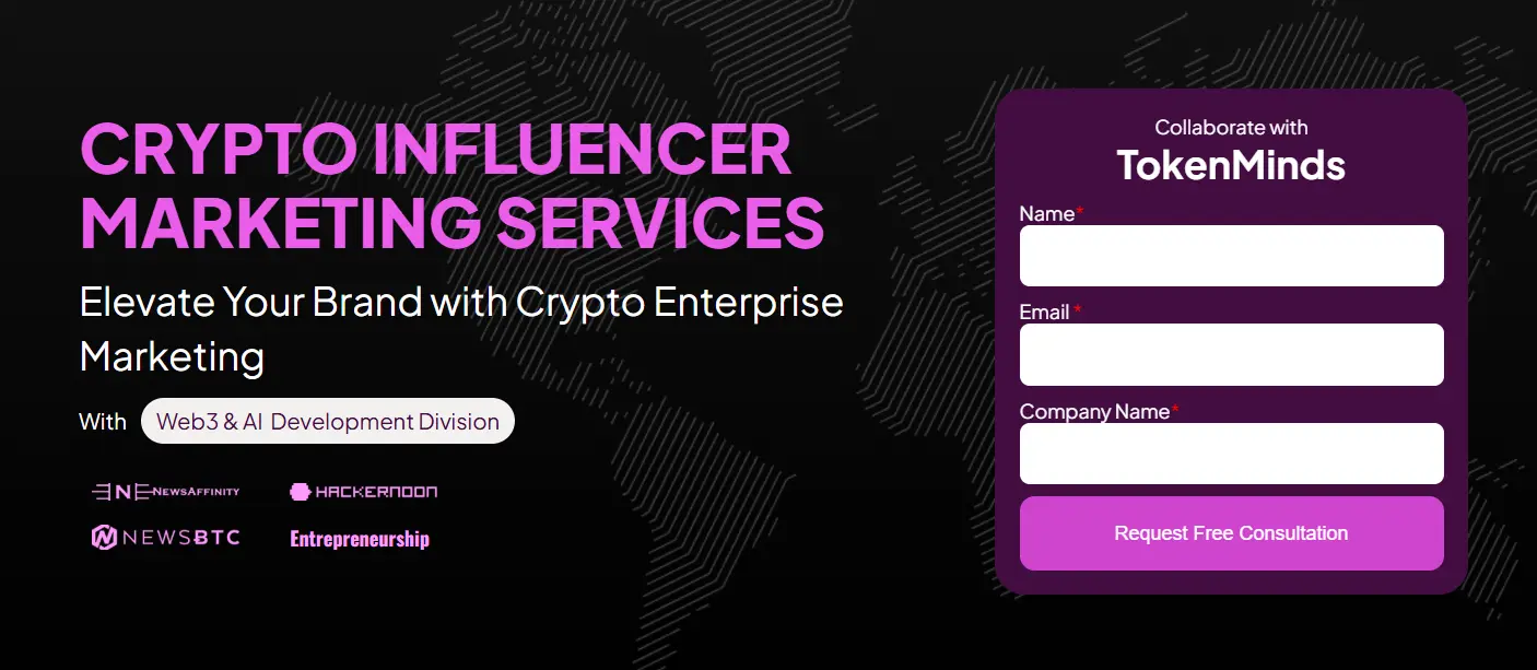 TokenMinds Web3 influencer outreach agency for blockchain and token marketing