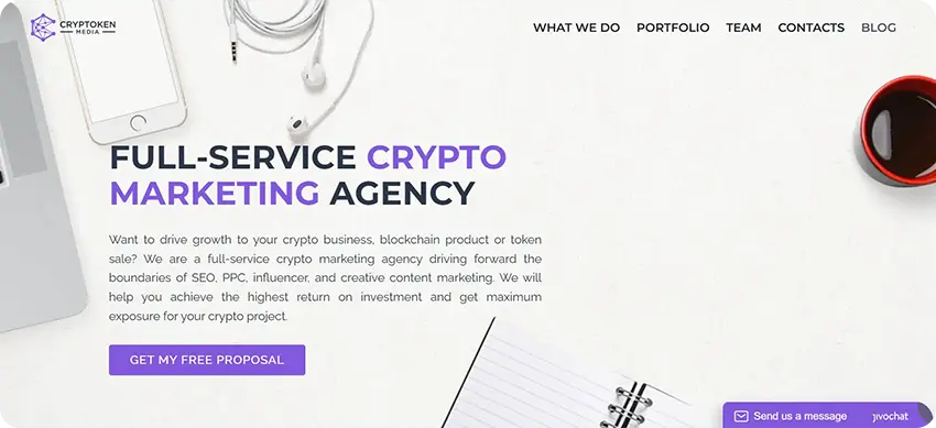 CryptoKen Media crypto marketing firm offering innovative blockchain marketing and NFT promotion services