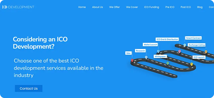 ICODevelopment.io dedicated ICO development company for token-based fundraising campaigns