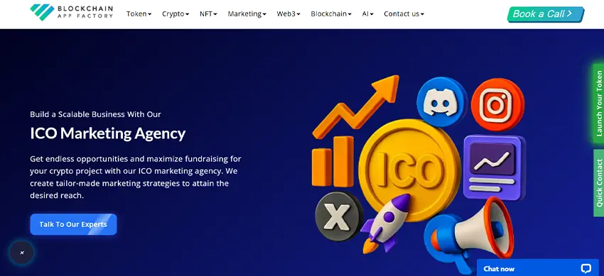 Blockchain App Factory ICO Marketing Agency