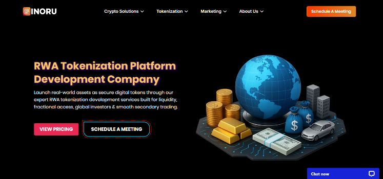 INORU RWA tokenization company for real world asset tokenization platforms