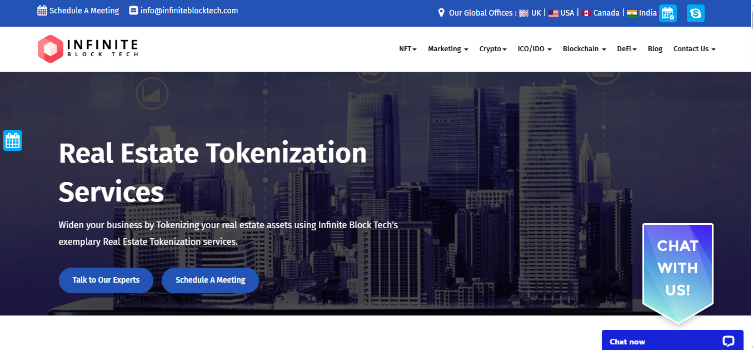 Infinite BlockTech real world asset tokenization development company